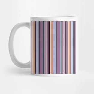 Vertical stripes in harmony of blue and purple color Mug